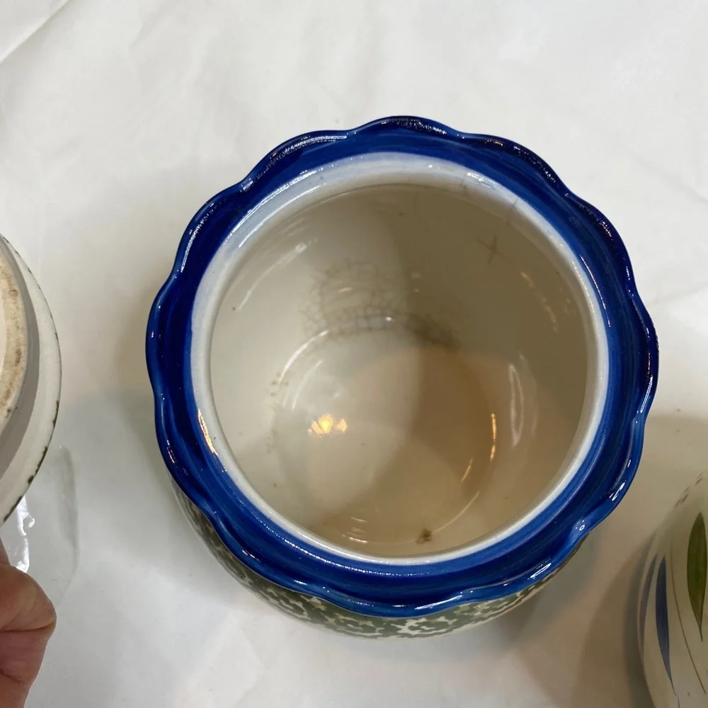 TEMP-TATIONS By Tara Old World Green  Piece Canister Set with Lids - A101121 - Picture 3 of 11